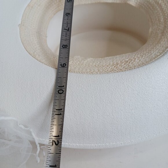 Vintage Western Cowboy Hat Bride Wedding Rhinestone with Veil - Picture 12 of 15